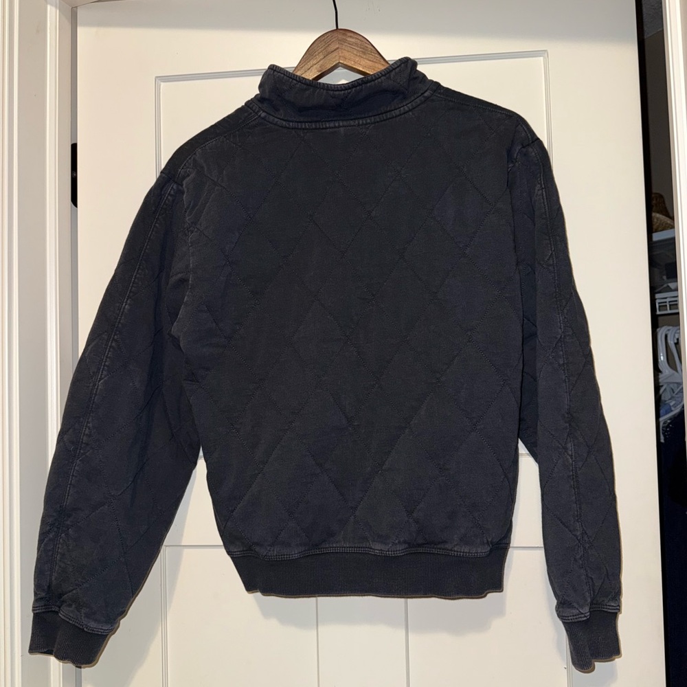 Universal Thread Quilted Half-Zip Sweatshirt - Da… - image 5